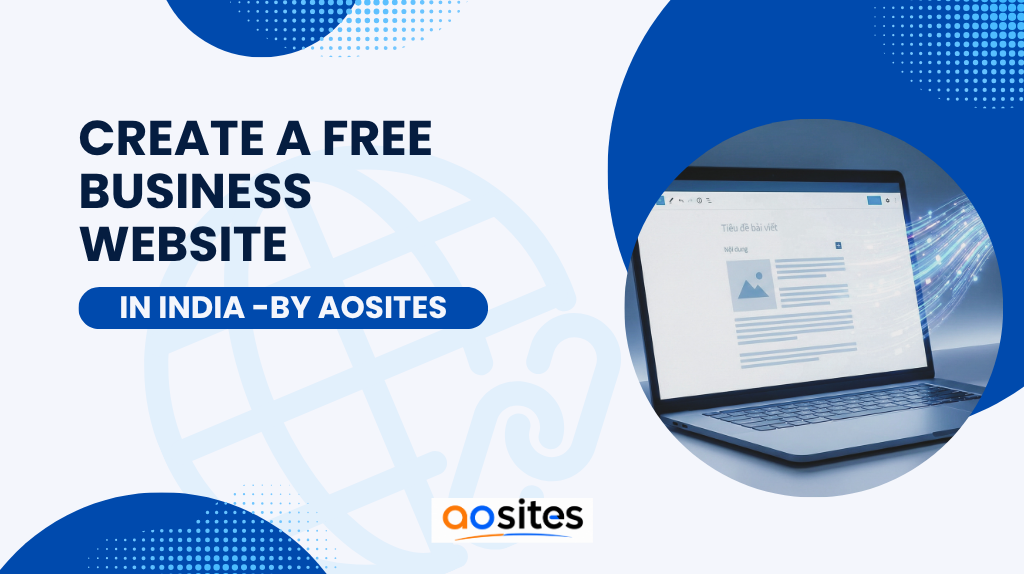 How to Create a Free Business Website in India