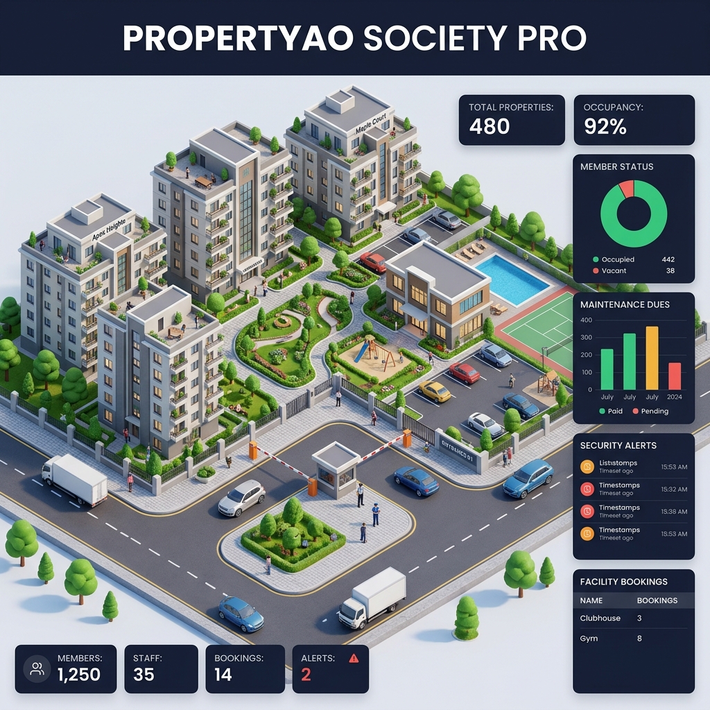Society Management Dashboard