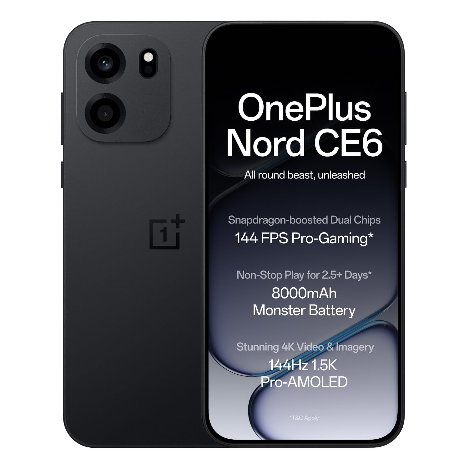 OnePlus Nord CE6 5G (Pitch Black)
