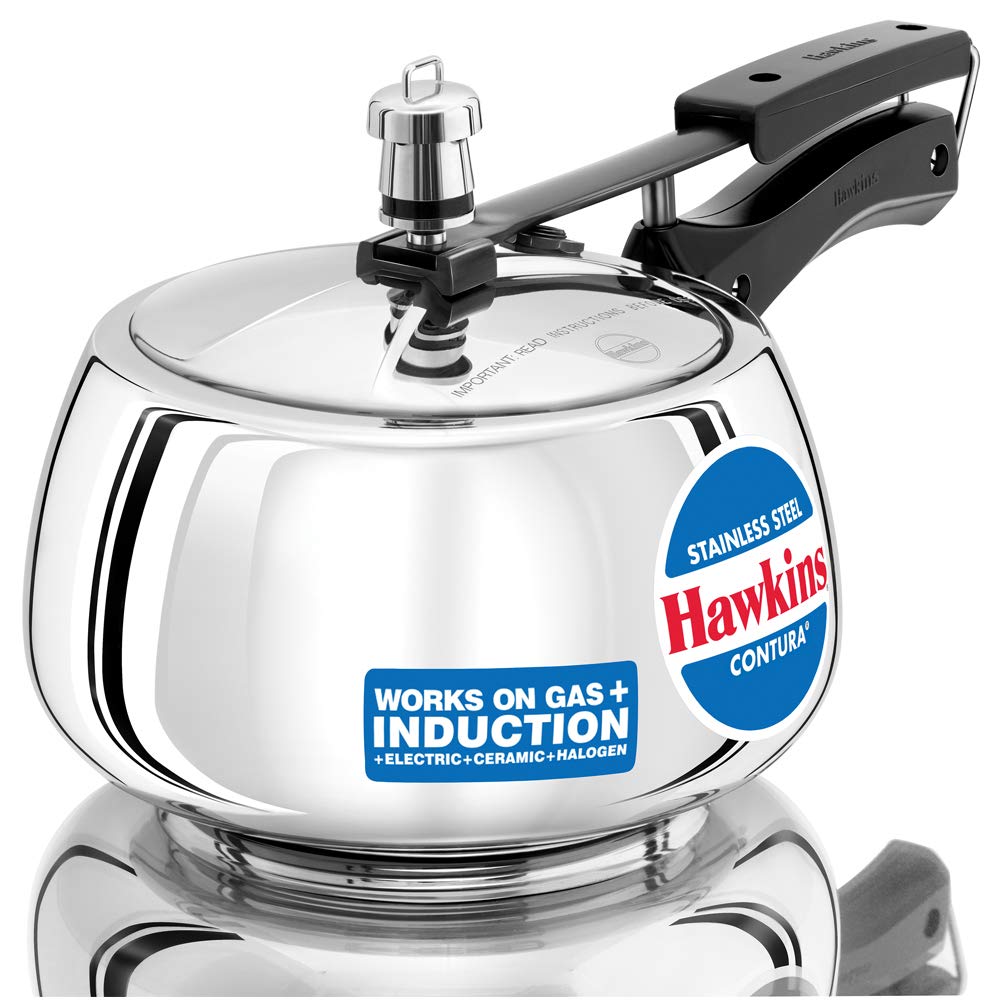 Hawkins Contura 3L Stainless Steel Inner Lid Pressure Cooker