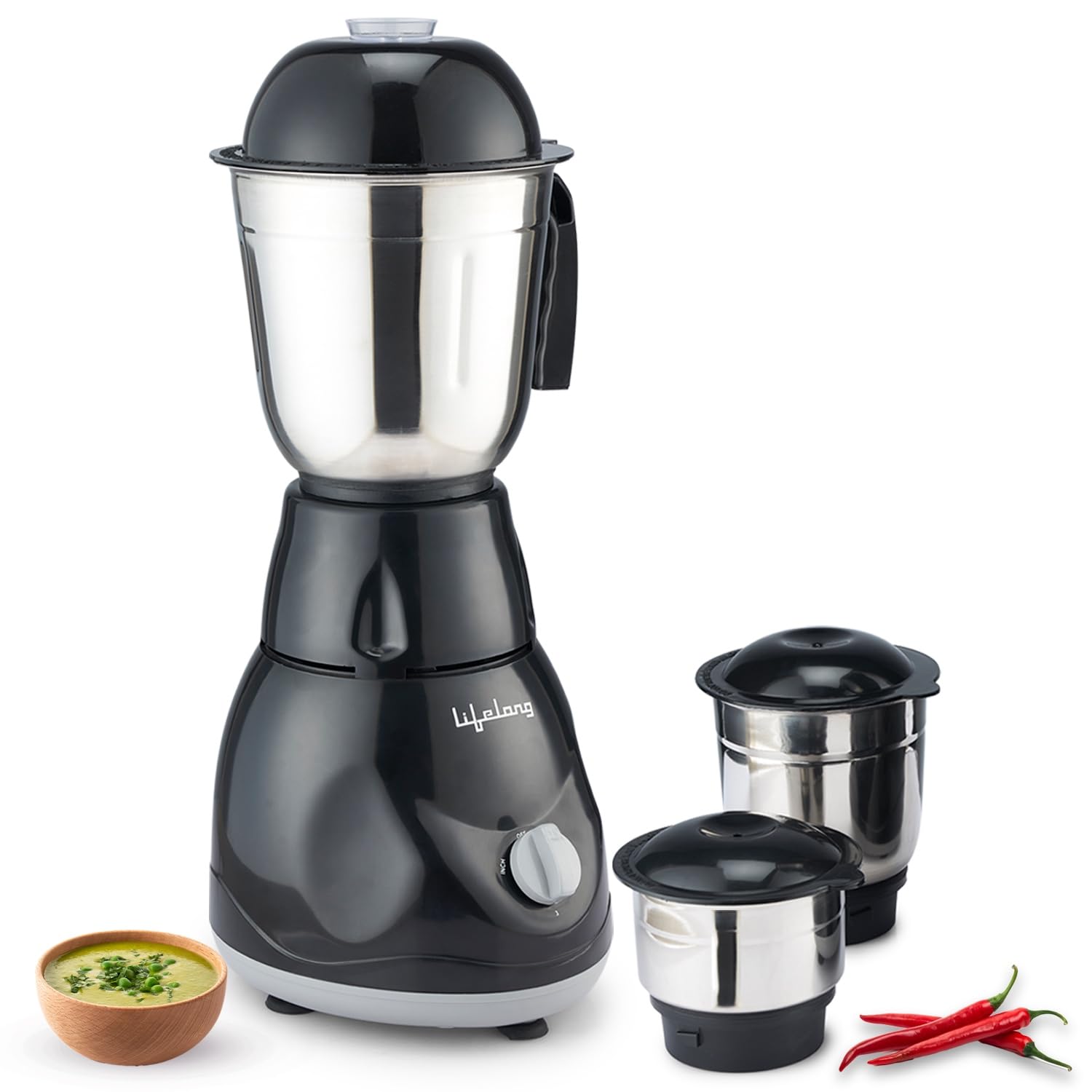 Lifelong LLMG23 Power Pro 500-Watt Mixer Grinder