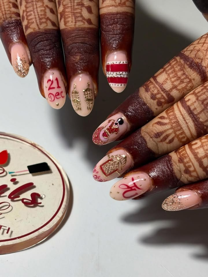 Bridal Press on Nails