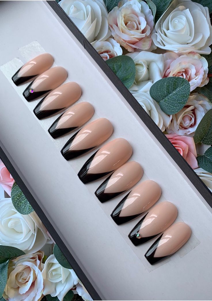 French Tip Press on Nails